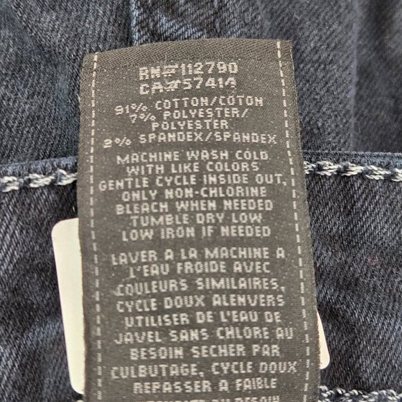 True Religion Women Jeans 32 Black Casey‎ Super Skinny Low Rise Studded Pockets - Picture 11 of 15